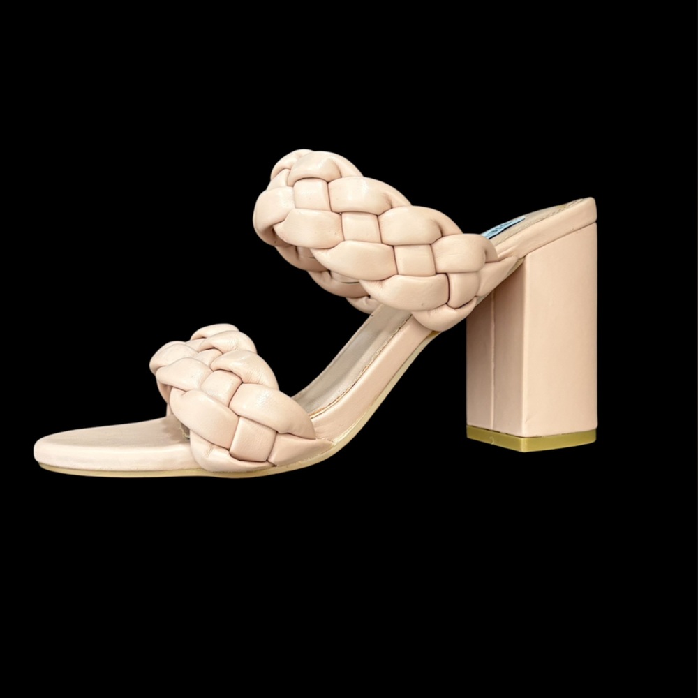 Steve Madden Blush Braided Heels - Size 38